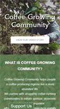 Mobile Screenshot of coffeegrowingcommunity.org